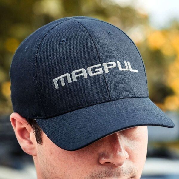 【新品☆即納】MAGPUL [Head Wear] Wordmark Stretch Fit ベースボールキャップ *ネイビー/L-XLサイズ 【品番：MA-MAG1103-LNV】*_画像4