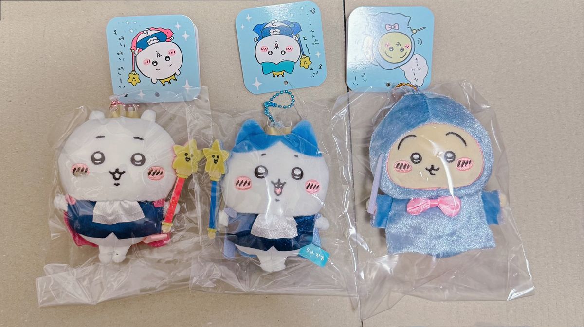 ちいかわバ〜スディッ…マスコット ハチワレ うさぎセット ちいかわ バ~スディッ・・・マスコット 3種セット (ちいかわ+