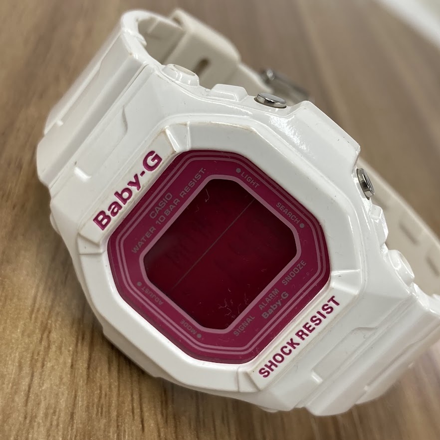 【231687】CASIO カシオ BABY-G ベビージー 腕時計 BG-5601-7JF ホワイト レディース 稼働品_画像6