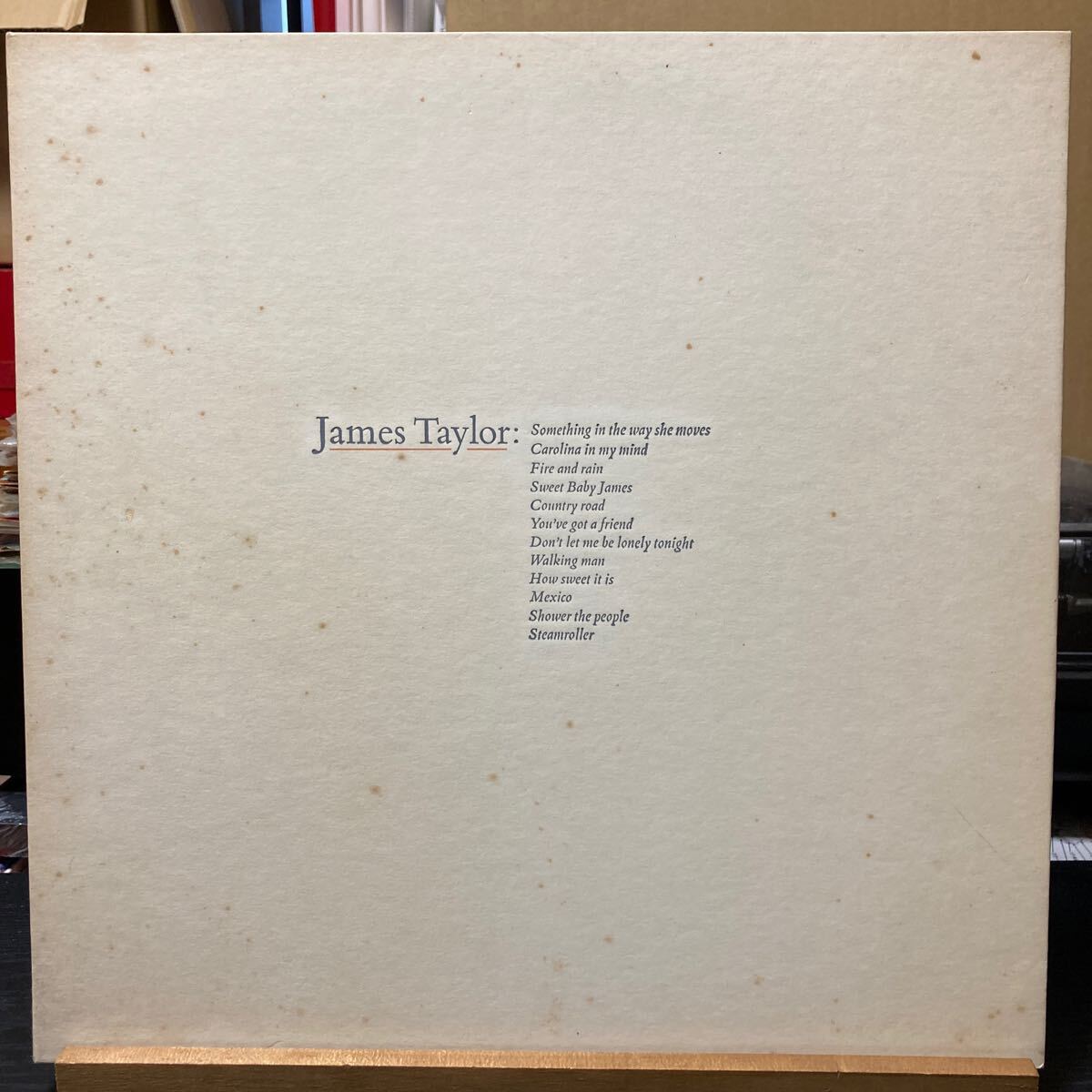James Taylor 【Greatest Hits】LP P-6367W ジェイムス・テイラー Rock 1980 レコード_画像1