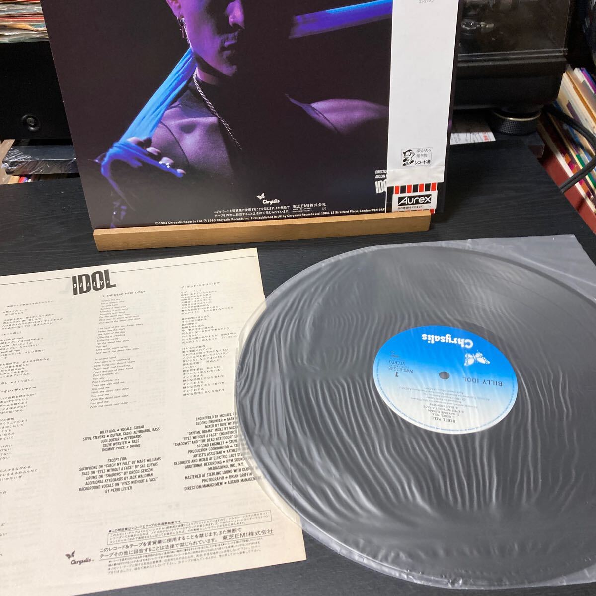 Billy Idol 【Rebel Yell】LP 帯付 Chrysalis WWS-81638 ビリー アイドル Rock 1984_画像3