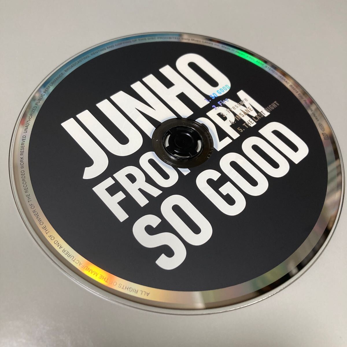 LEE JUNHO 【SO GOOD【完全生産限定盤】(CD＋LPサイズフォト8枚)ESCL4500 LPサイズジャケット_画像5