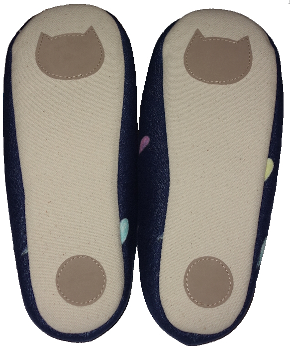  Tsumori Chisato tsumori chisato SLEEP* Wacoal * room shoes / slippers *M size /22~24cm** small ...~ pattern * navy blue * navy /KO