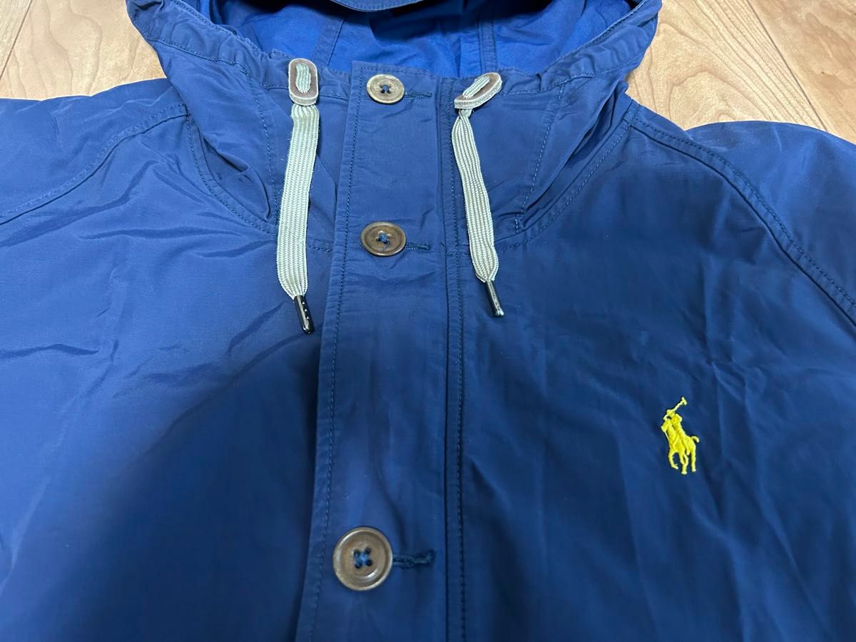 【訳あり】Polo Ralph Lauren マウンテンパーカー ネイビー M ポロ ラルフローレン ジャケット ミリタリー