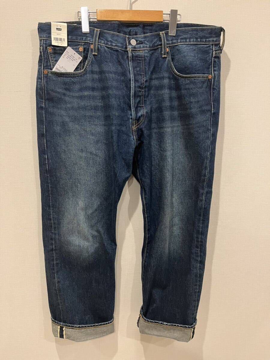 【完売】【美品】Levi’s/リーバイ× EDIFICE 30th 別注 BIG E 501(R) DARK INDIGO サイズ38_画像1