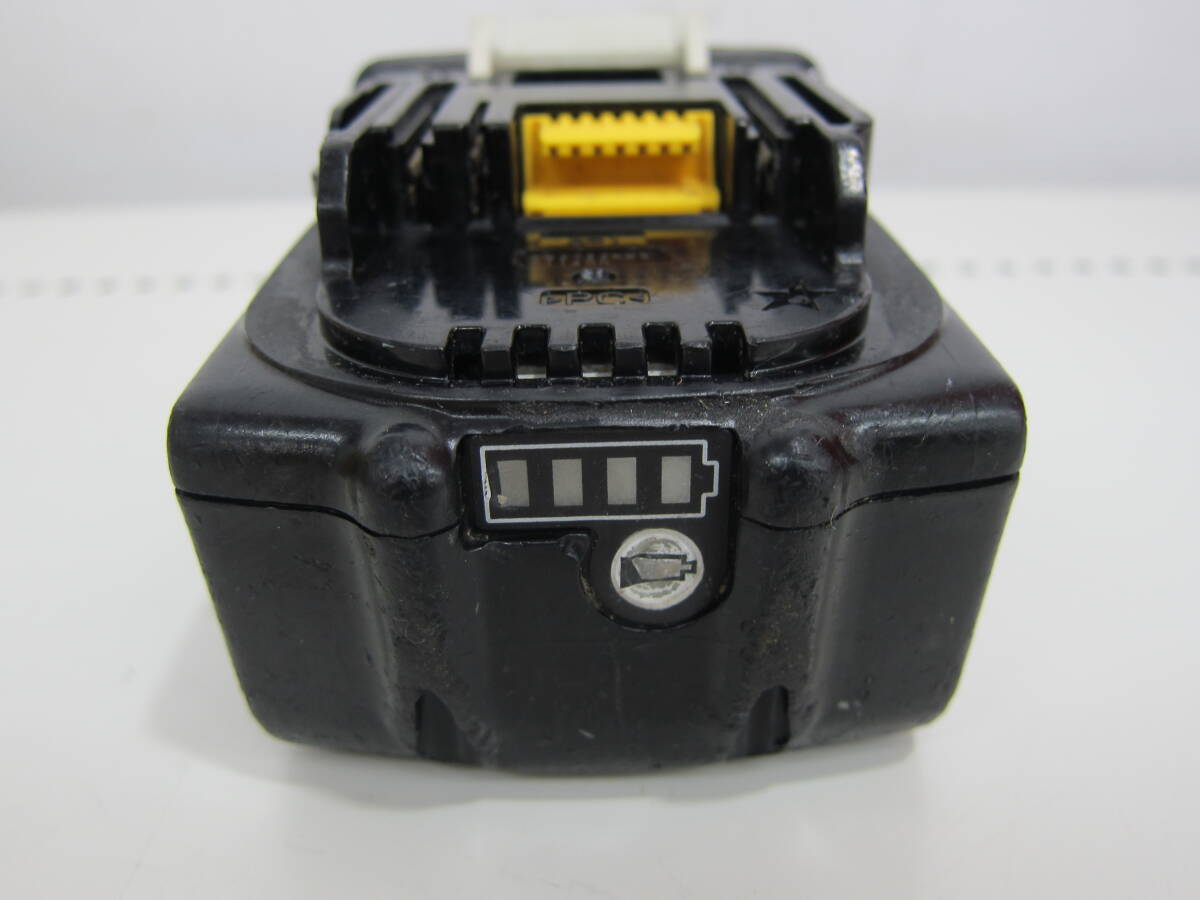 中古品 純正 makita マキタ 18V 6.0Ah リチウムイオンバッテリー BL1860Bの画像4