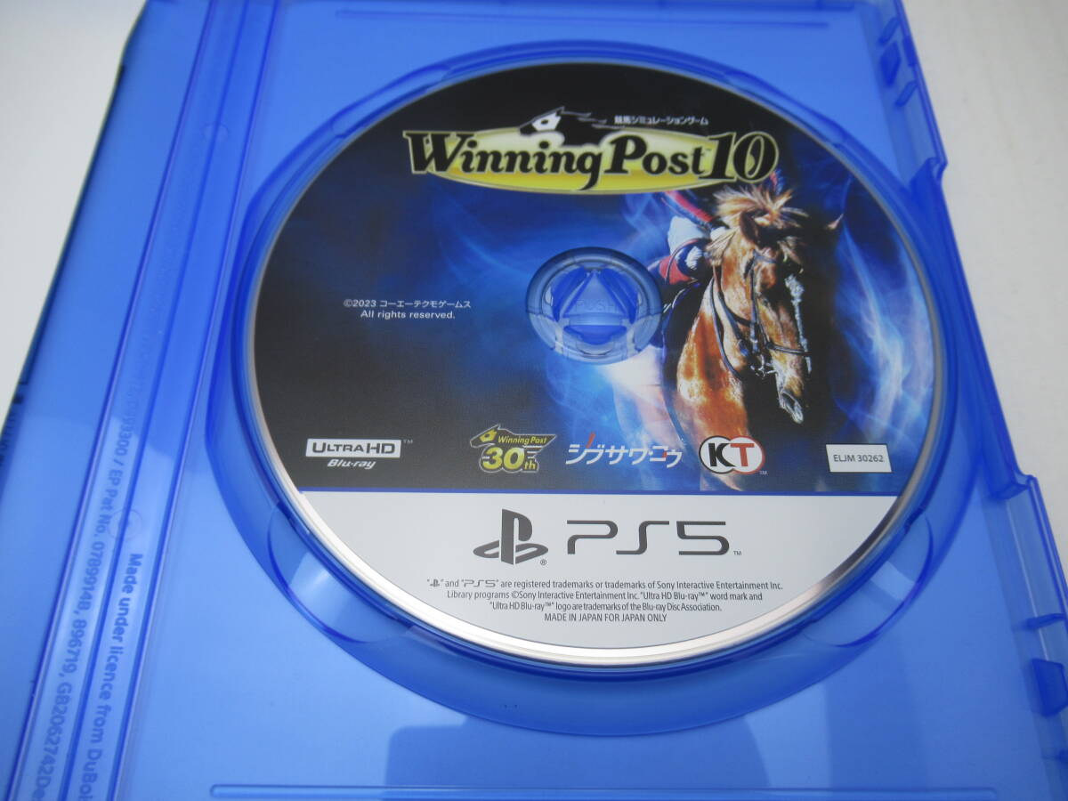 56/R529★ウイニングポスト10 / Winning Post 10★PlayStation5★プレイステーション5★コーエーテクモゲームス★中古品 使用品の画像6