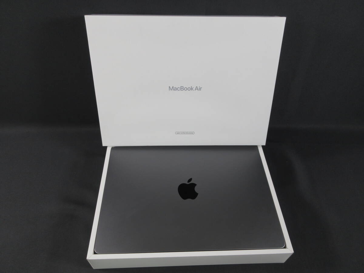 39/Э606★整備品 MacBook Air 13インチ スペースグレイ★M2チップ メモリ8GBの画像1