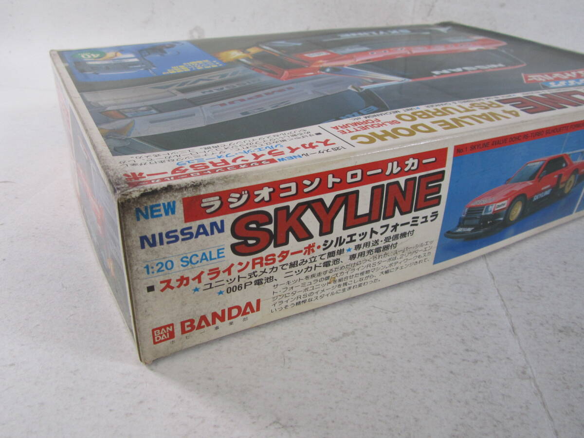 11/S572* Bandai * radio control car Skyline RS- turbo Silhouette Formula *1/20* used 