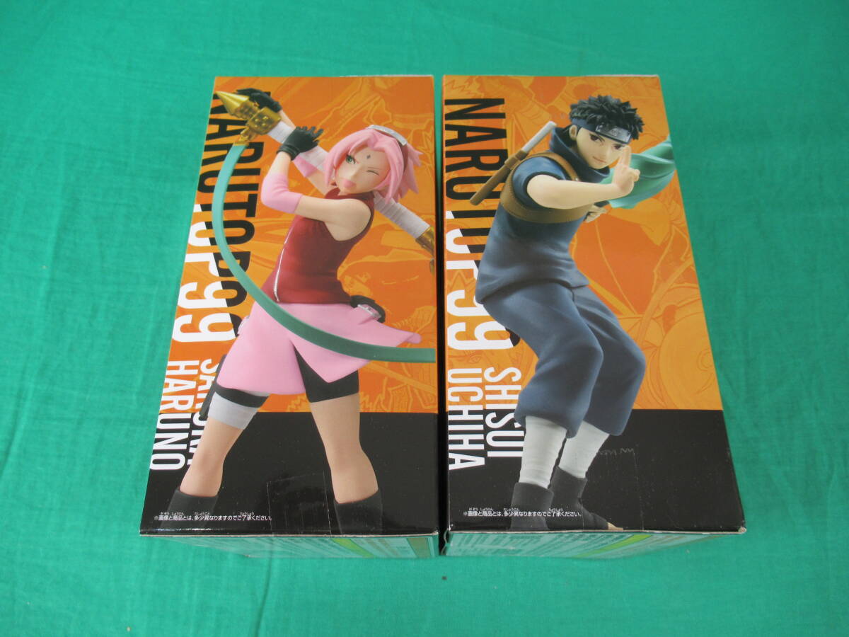 06/A959* figure 2 kind set *NARUTO- Naruto -NARUTOP99.. is si acid * spring . Sakura figure * van Puresuto * prize * unopened goods 