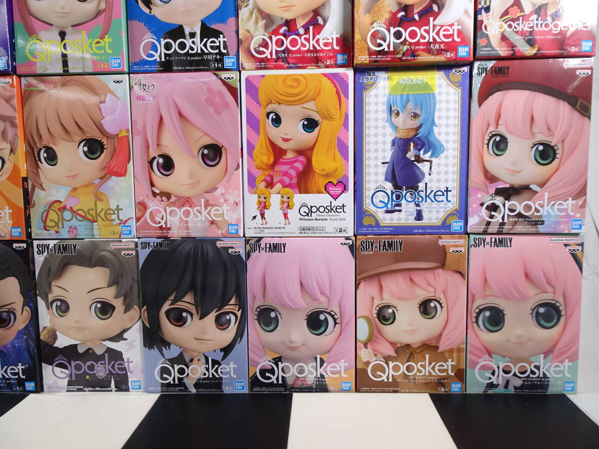 10/Ω550* prize figure 60 piece set *Q posket * Hatsune Miku * Sailor Moon * Spy Family *... blade * Inu Yasha other all sorts 