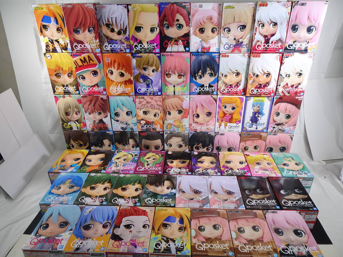 10/Ω550* prize figure 60 piece set *Q posket * Hatsune Miku * Sailor Moon * Spy Family *... blade * Inu Yasha other all sorts 