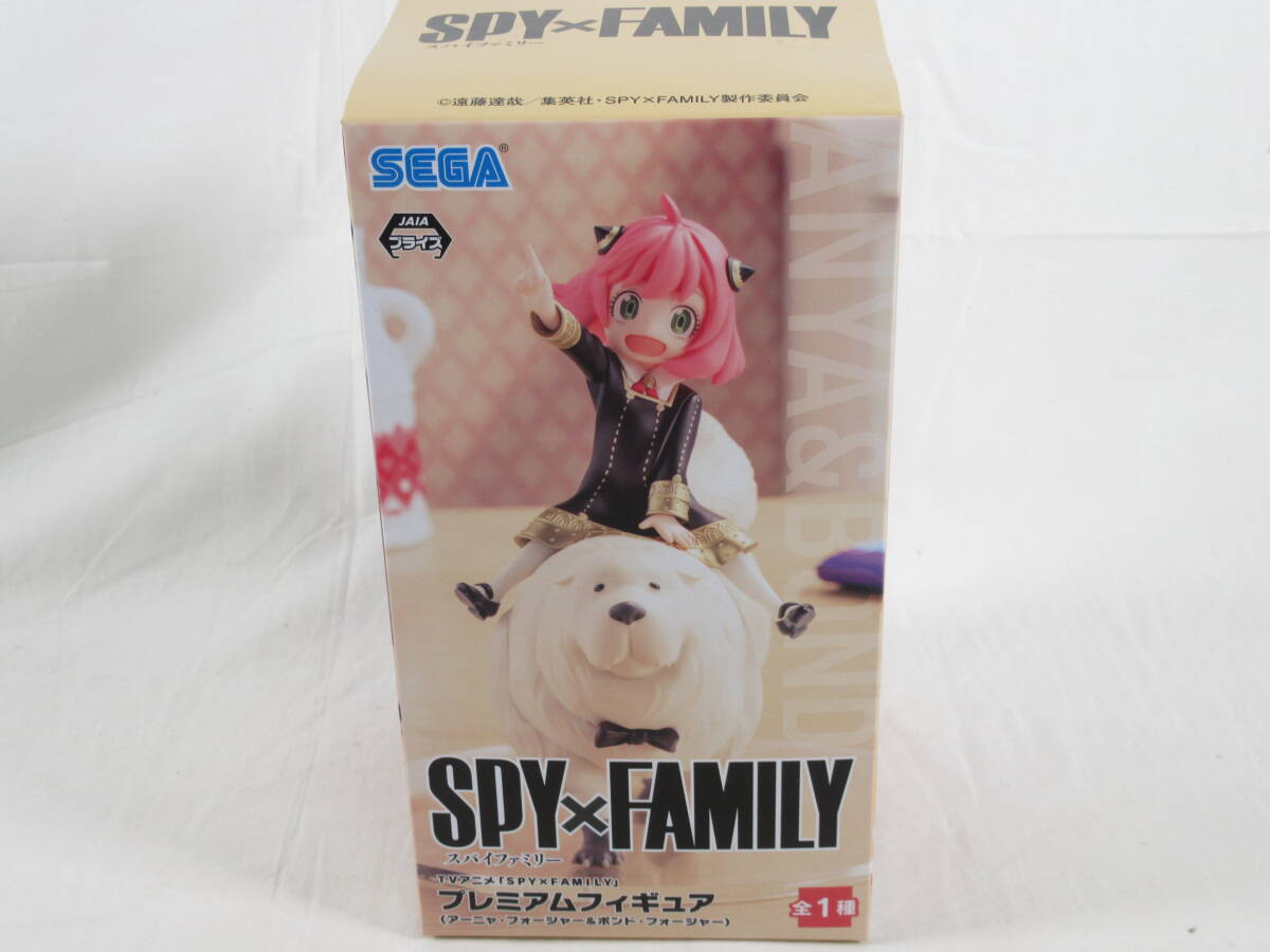 06/Y752★未開封★TVアニメ「SPY×FAMILY」　プレミアムフィギュア （アーニャ・フォージャー＆ボンド・フォージャー）　★セガ_画像1