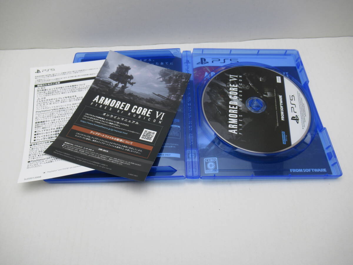 56/R636★ARMORED CORE VI FIRES OF RUBICON★アーマードコア 6★PlayStation5★プレイステーション5★フロムソフトウェア★中古品 使用品_画像5