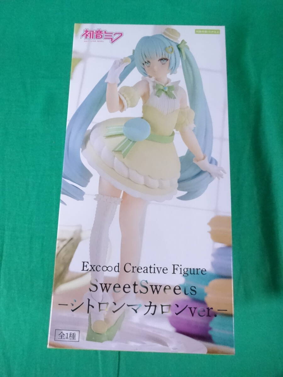 08/H310★初音ミク 　Exc∞d Creative Figure SweetSweets-シトロンマカロンver.-★未開封_画像1