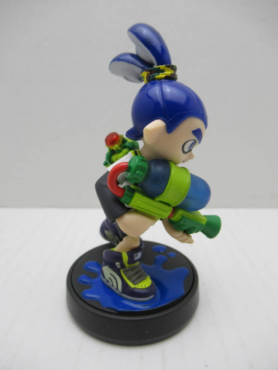 61/Q793★amiibo アミーボ スプラトゥーンシリーズ【ボーイ:ブルー】★アミーボ本体 単品★任天堂★動作確認済/初期化済 中古の画像4