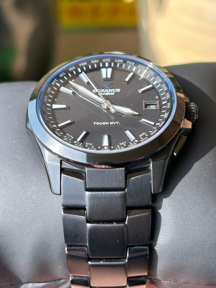 極美品】オシアナスOCW-S100B-1AJF ソーラー電波 オールチタン 極美品】オシアナスOCW-S100B-1AJF ソーラー電波 オールチタン
