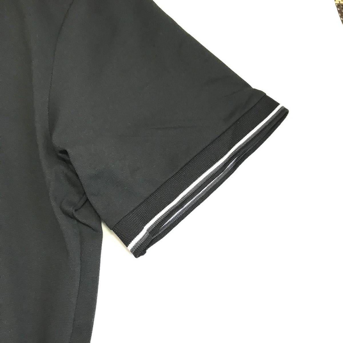 ♯C059新品【日本Lサイズ】黒ブラック ゴルフ 新品 オークリー Enhance SS Polo Essential 12.0ポロシャツ 半袖 吸汗速乾 総柄 OAKLEYの画像3