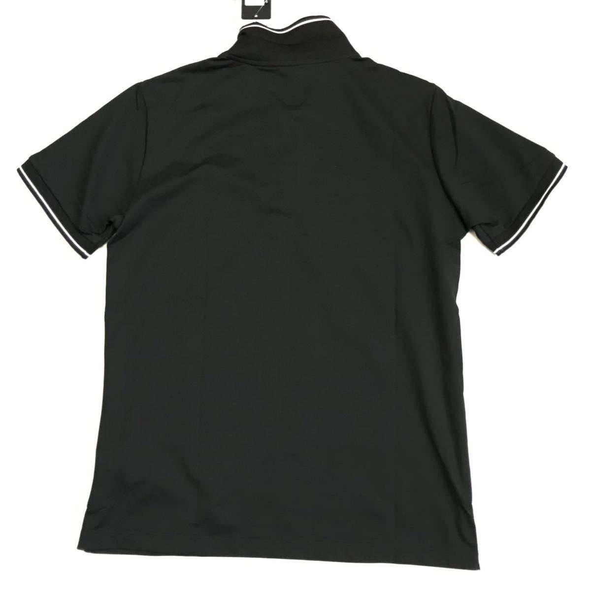 ♯C059新品【日本Lサイズ】黒ブラック ゴルフ 新品 オークリー Enhance SS Polo Essential 12.0ポロシャツ 半袖 吸汗速乾 総柄 OAKLEYの画像7