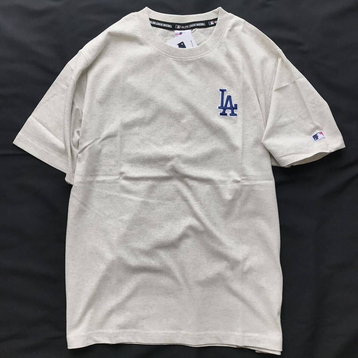 ▲B245新品 【メンズ3L (XXL) 】灰グレー LAロゴ ドジャース MLB ライセンス商品 メジャーリーグ 大谷翔平 T シャツ 半袖_画像2