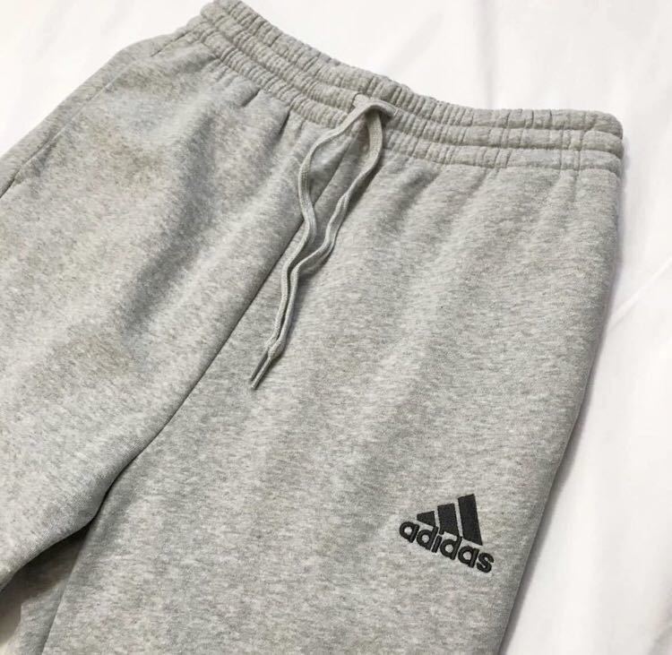 ▲B082新品【メンズXO/ウエスト90】 灰 adidas ゴルフにお勧め アディダス スウェット ジョガーパンツ テーパード フリース 裏起毛 golfの画像5