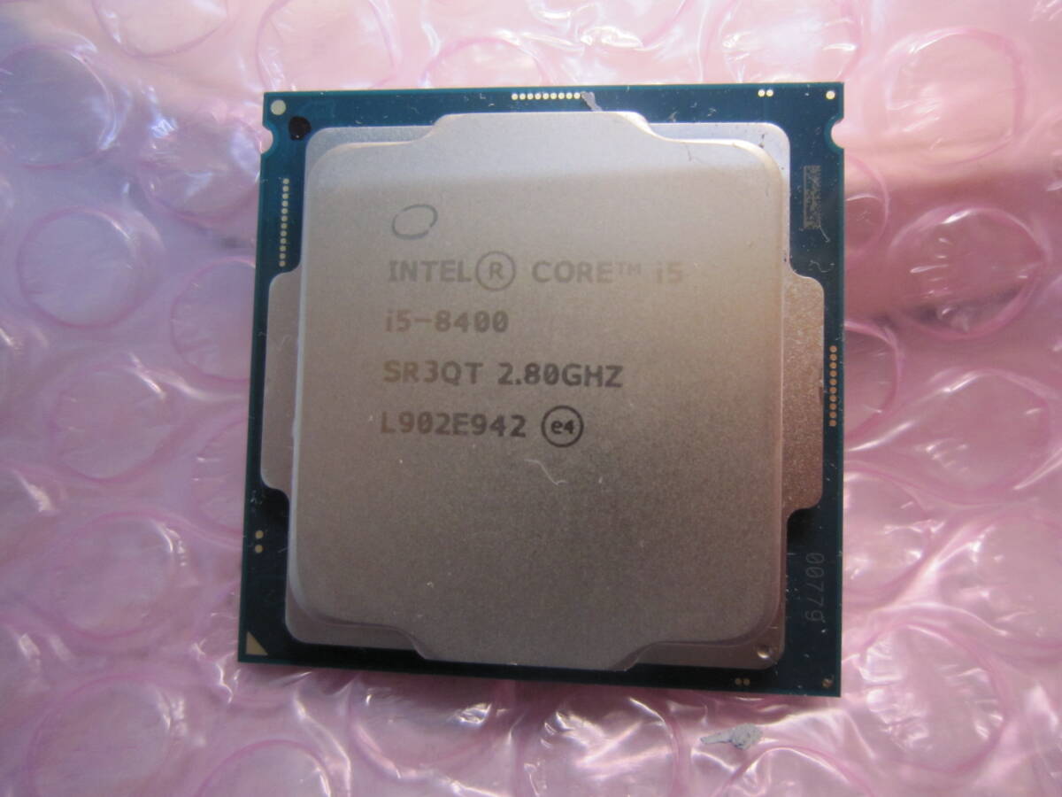 1020★CPU Intel Core i5 8400 2.80GHZ SR3QT 動作品の画像1