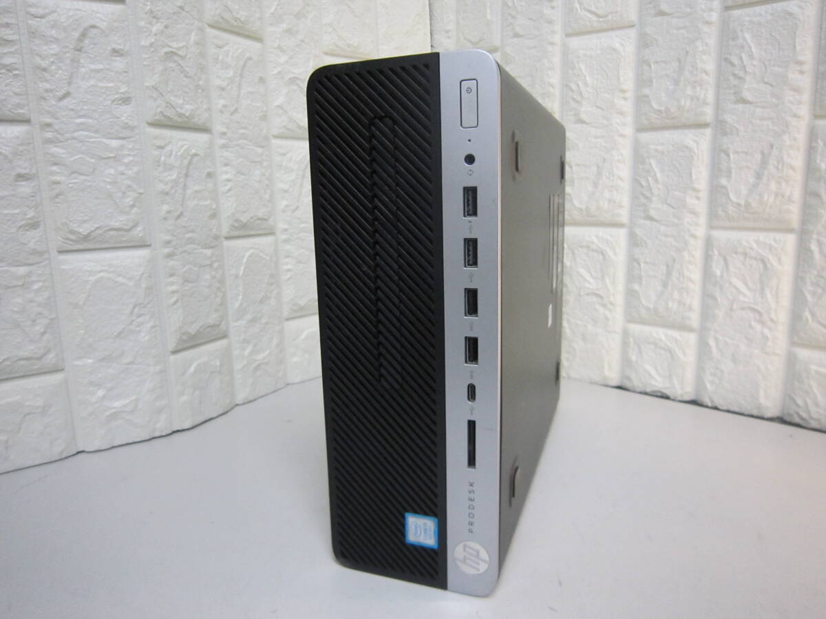 1068★HP ProDesk 600 G4 SFF Core i5 8500 HDD/無 メモリ/4GB BIOS確認の画像1