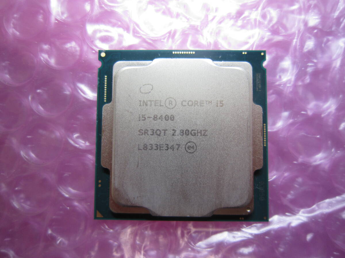 1179★CPU Intel Core i5 8400 2.80GHZ SR3QT 動作品の画像1