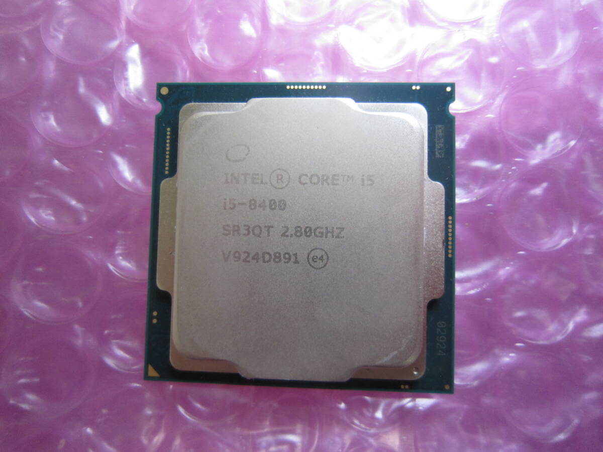 1181★CPU Intel Core i5 8400 2.80GHZ SR3QT 動作品の画像1