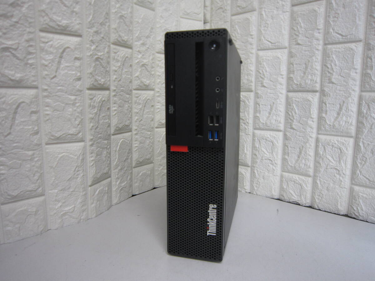 1202★Lenovo ThinkCentre M720s Small Core i5-8400 HDD/無 メモリ/4GB BIOS確認の画像1