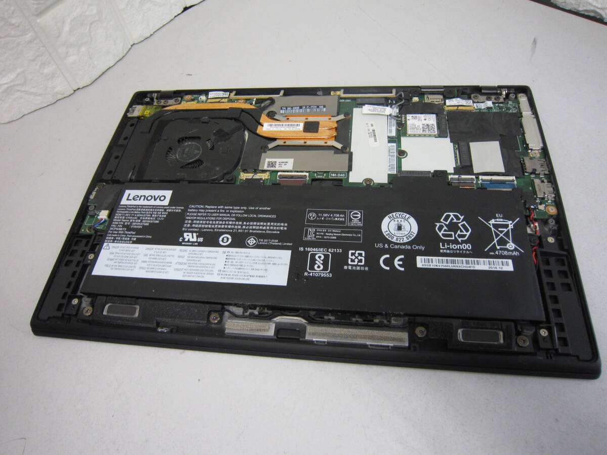 1209★Lenovo ThinkPad X1 Carbon 6th Generation Core i5 8世代 SSD/無 ジャンクの画像2