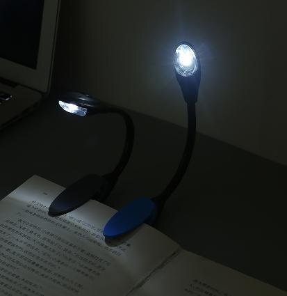フレキシブル LEDクリップライト ブラック 角度調整可能 シンプル 卓上ライト 読書灯 デスクライト LEDライトの画像3