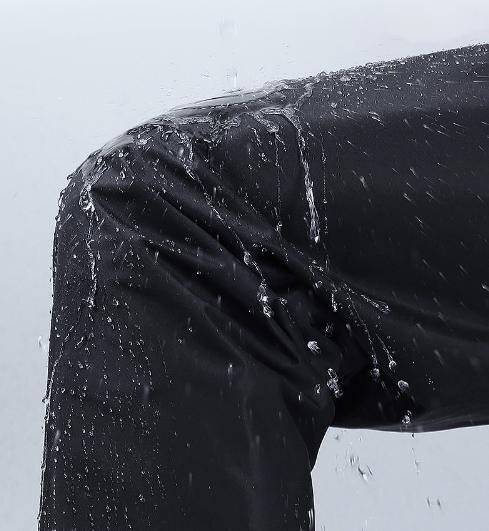 レインパンツ レインウェア カッパ 雨具 透湿防水 男女兼用 メンズ レディース ブラック サイズMの画像2
