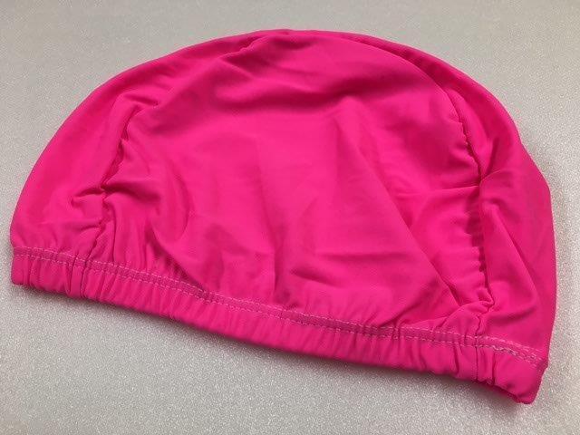 [Новый] Простой плавающий шапки без размера яркий розовый розовый, который можно использовать взрослыми и детьми