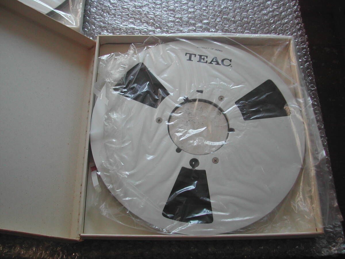 ■オープンデッキ用 TEAC10号メタルテープ中古1本、メタルリール中古2本
