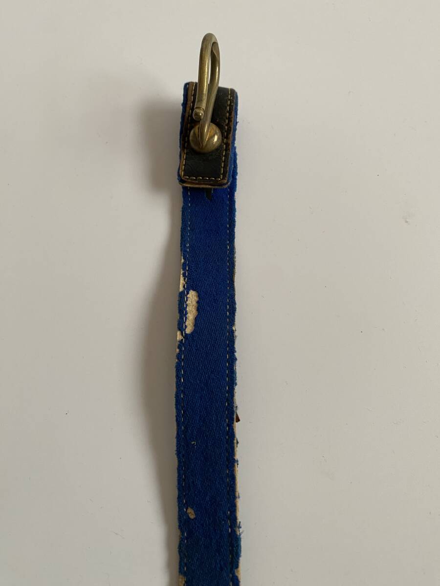 旧日本軍 陸軍将校 軍刀革製グルメット 軍刀吊 軍刀帯 2点の画像9
