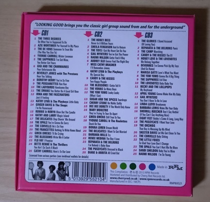 3枚組CD75曲入★『LOOKIN GOOD RPM 75 femme Mod Soul Nuggets』Various Artists／モッズ／60's GIRL POP／Reparata & The Delronsの画像3