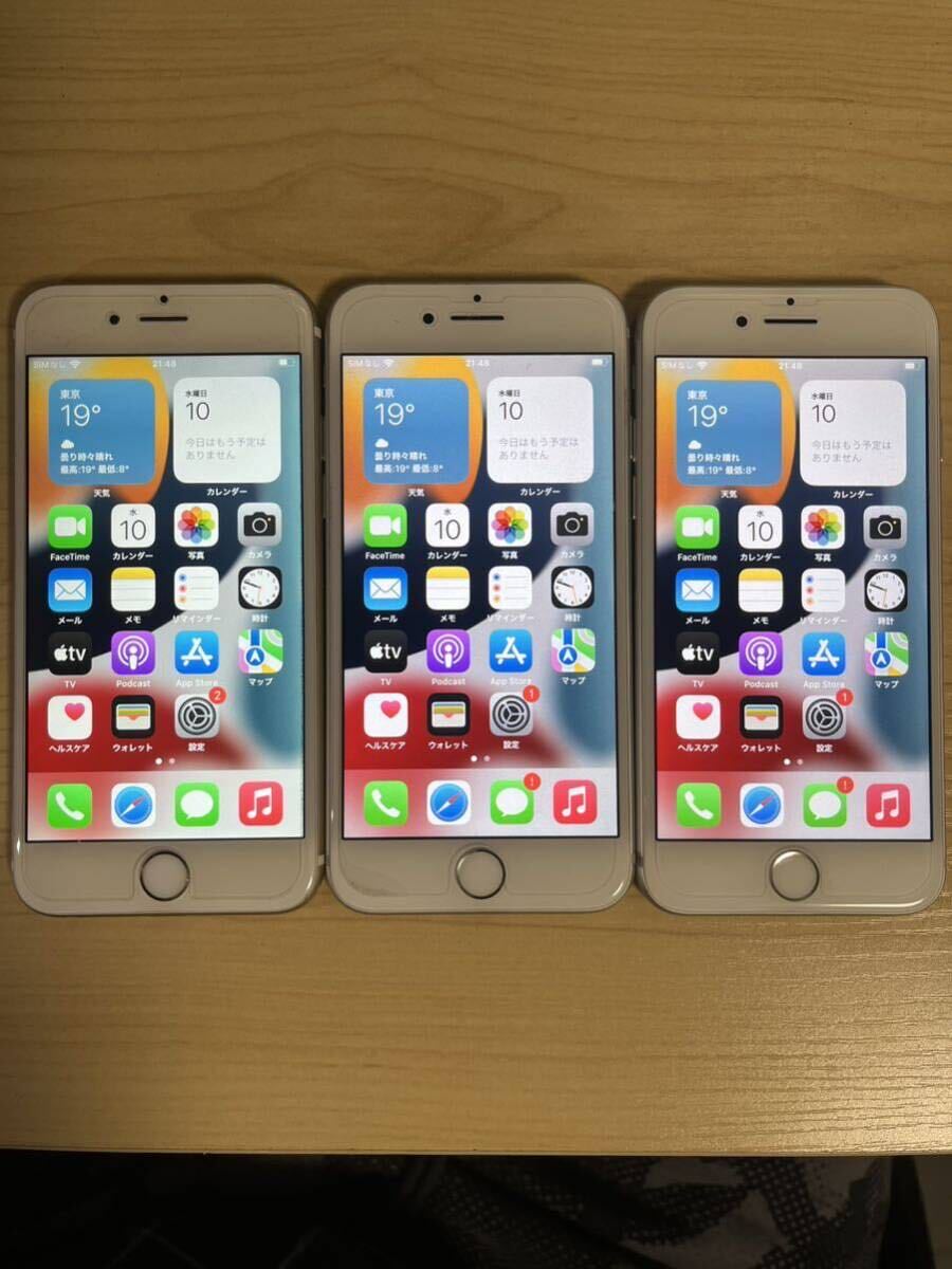 【格安3台セット売り！】Apple iPhone 7、6S 32.64GB SIMフリー_画像1