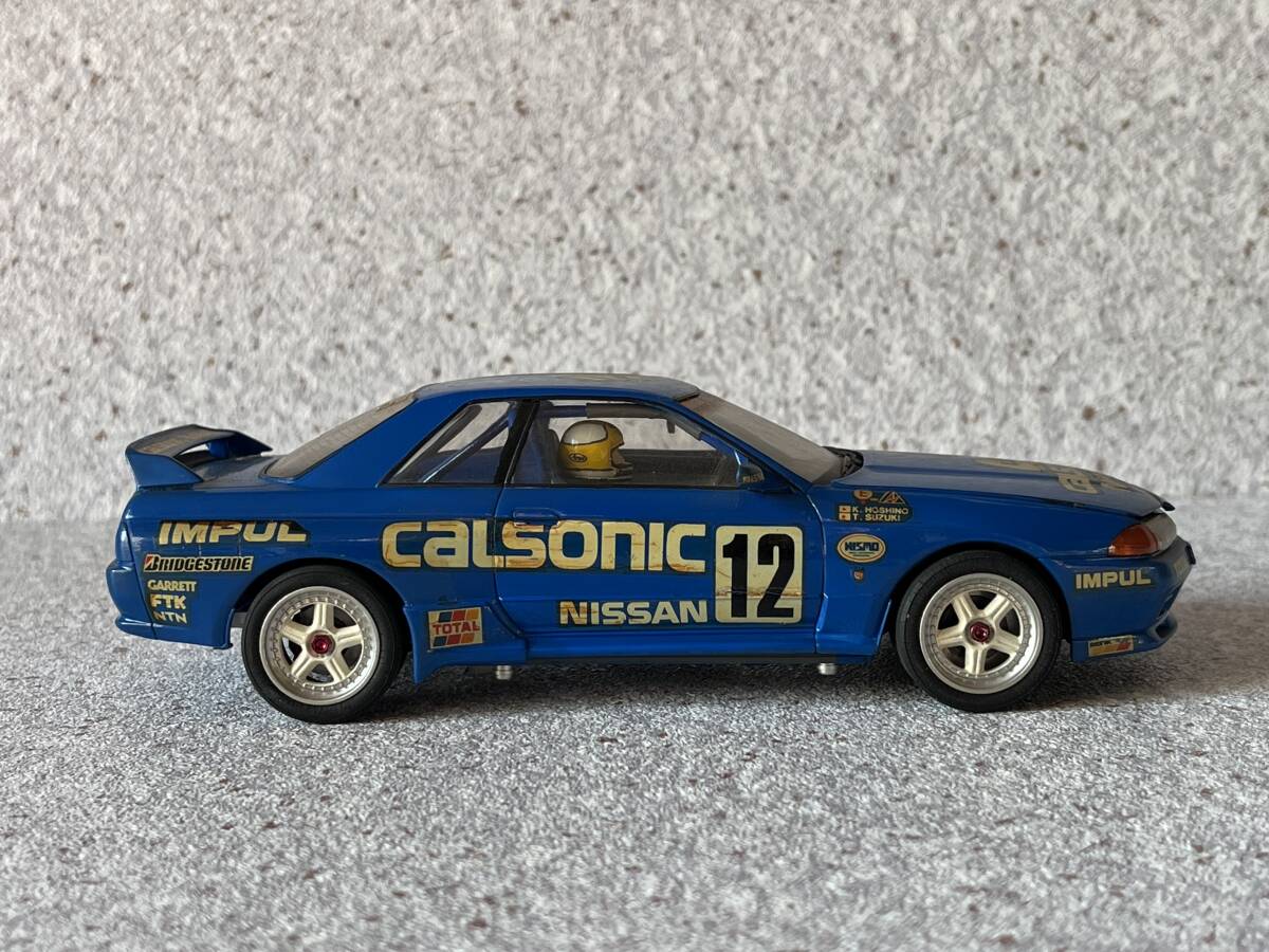 ジャンク or 部品取り！1/24 Ｒ32スカイライン SKYLINE 日産自動車 完成品 改造ベース レーシングカー レースカー 富士スピードの画像3