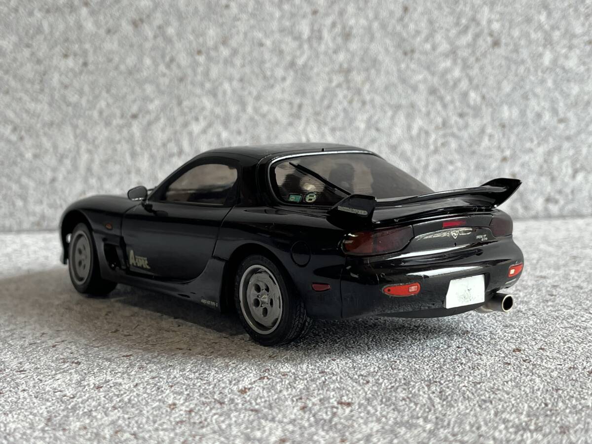 ジャンク扱いで！1/24 【MAZDA】RX-7 完成品 改造ベース マツダ ドリフト 峠 首都高バトル ルーレット族 昭和レトロ 走り屋の画像6