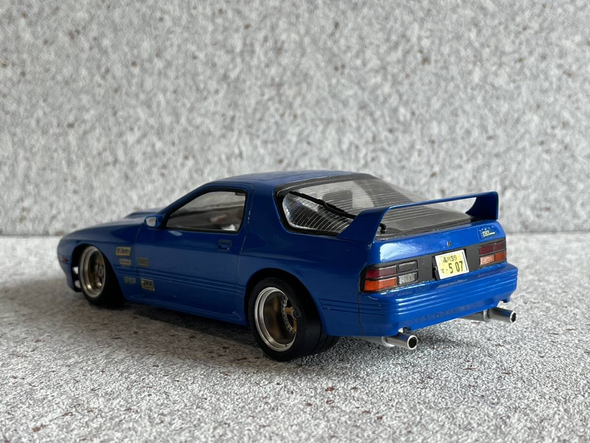 ジャンク扱いで！1/24 【MAZDA】RX-7 完成品 改造ベース マツダ 峠 ドリフト 首都高バトル ルーレット族 昭和レトロ セブンの画像6