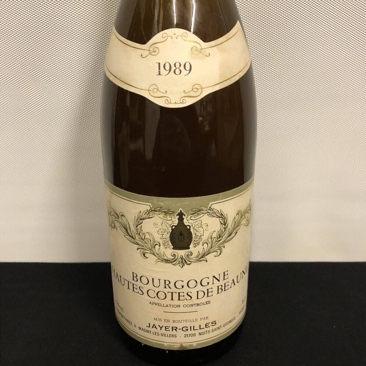 B655 あ■未開栓■ BOURGOGNE HAUTES COTES DE BEAUNE 1989 の画像4