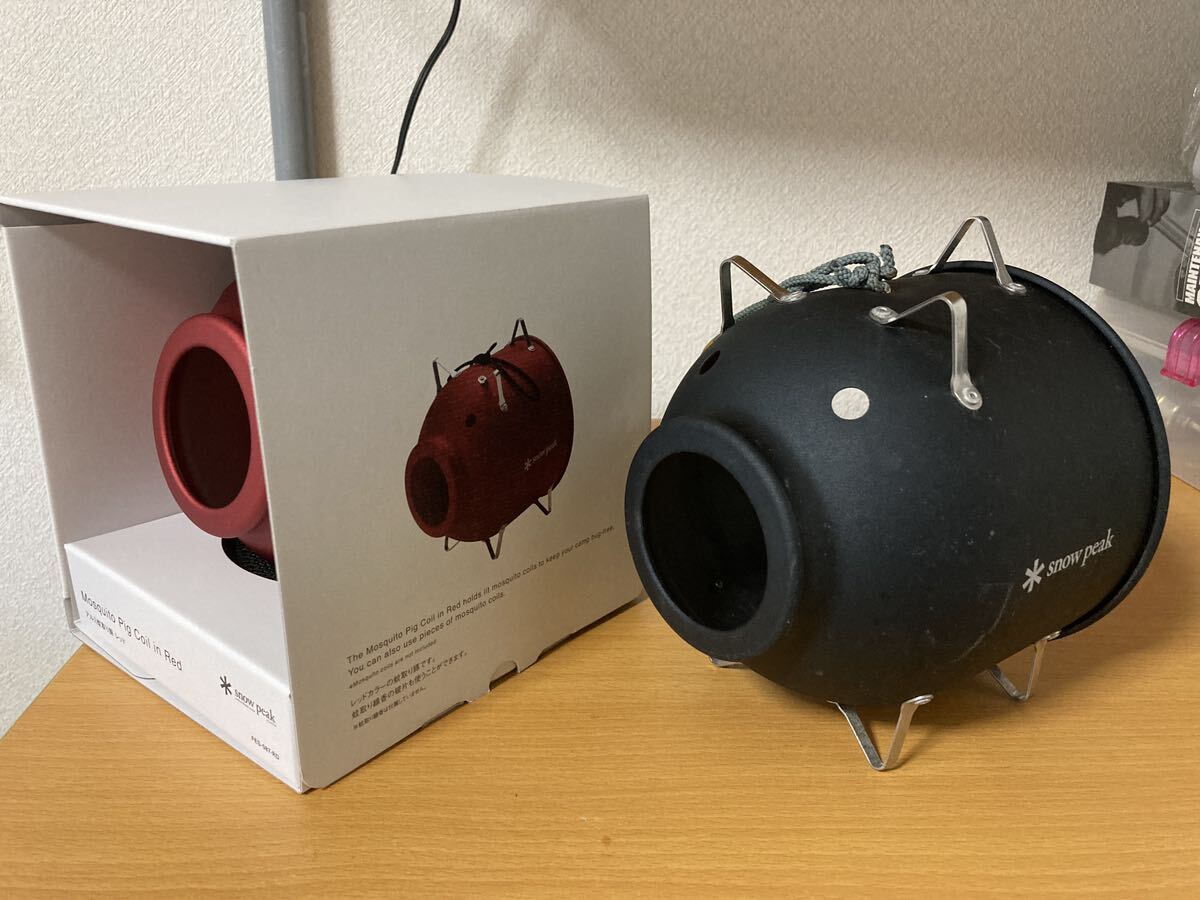 廃盤・入手困難 snow peak スノーピーク 蚊取り豚 レッド 廃盤・入手困難 snow peak スノーピーク 蚊取り豚 レッド