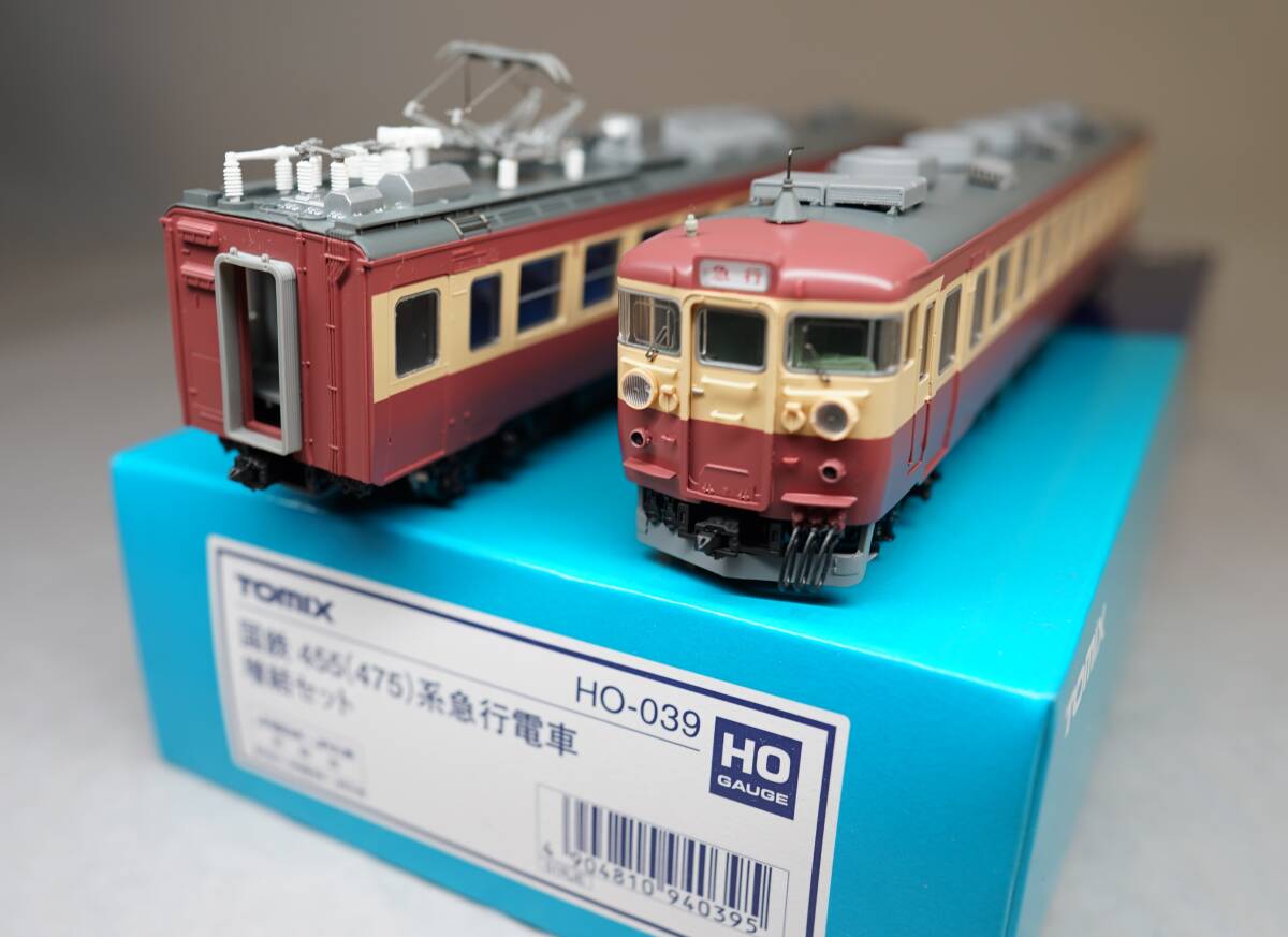 TOMIX HO-039 国鉄455(475)系急行電車増結セット② トミックスの画像1
