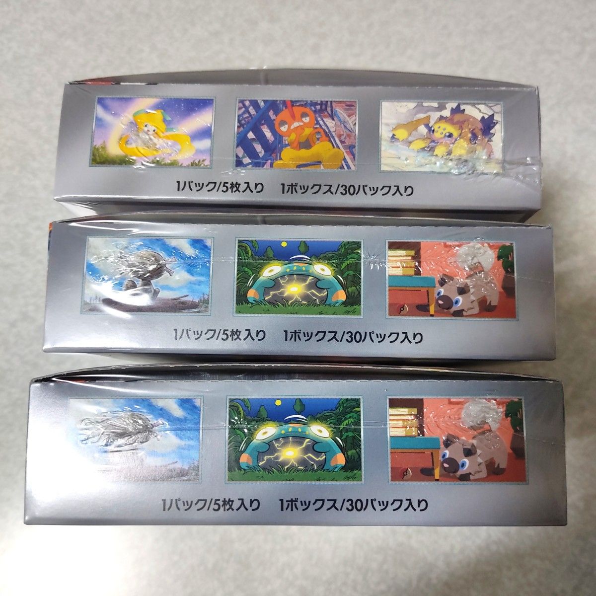 シュリンク付き新品 3BOXセット】ポケモンカードゲーム 黒炎の シュリンク付き新品 3BOXセット】ポケモンカードゲーム 黒炎の