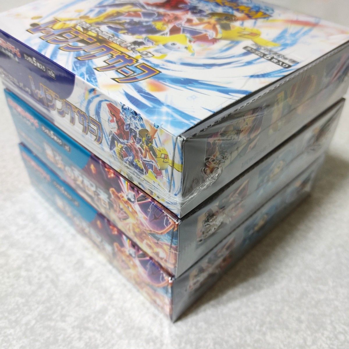 【シュリンク付き新品　3BOXセット】ポケモンカードゲーム  黒炎の支配者 2BOX　レイジングサーフ 1BOX 拡張パック