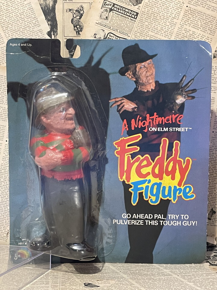 *1980 period / A Nightmare on Elm Street /freti/ figure / prompt decision Vintage / horror / that time thing /Freddy Krueger/Figure(80s/MOC) MO-229