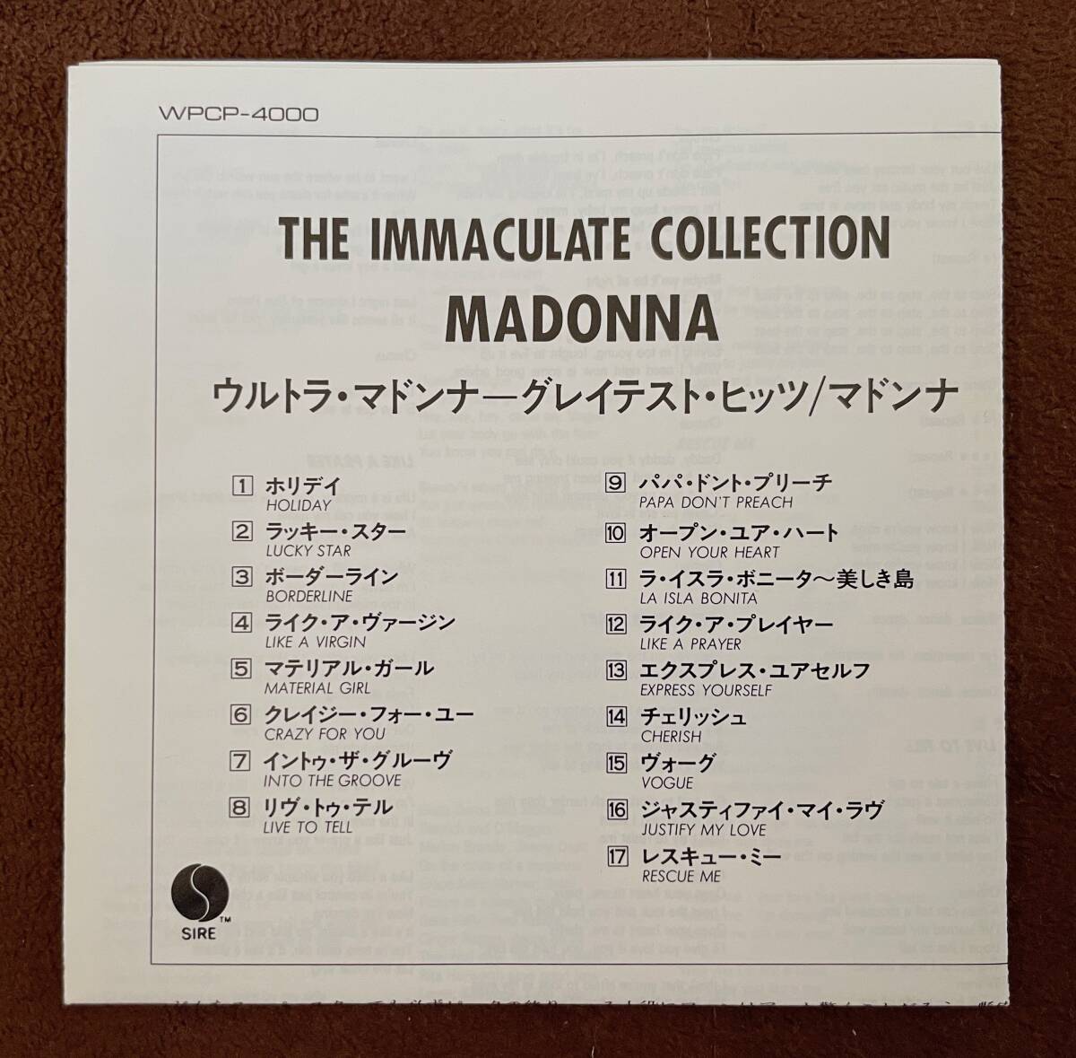 即決！帯付 ベスト盤☆ Madonna ウルトラ・マドンナ グレイテスト ヒッツ 国内盤 ■全17曲 CD ベスト BEST アルバム 歌詞 対訳付きの画像4