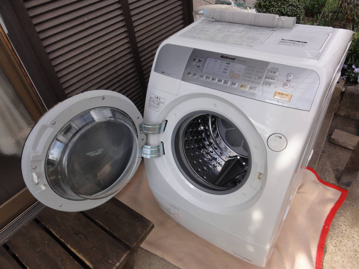 中古 動作確認済み Panasonic パナソニック ななめドラム洗濯乾燥機 NA-VR1100 9kg 2006年製 ドラム式 発送可能 手渡し引き取りOK 千葉県の画像2