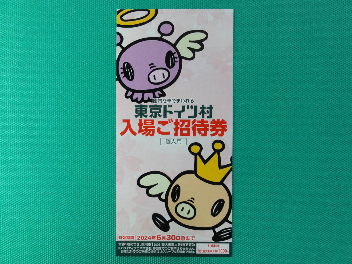【送料無料】【即日・匿名発送】東京ドイツ村 入場ご招待券 1枚 有効期間2024年6月30日まで 優待券 割引券 クーポン ゴールデンウィーク_画像1